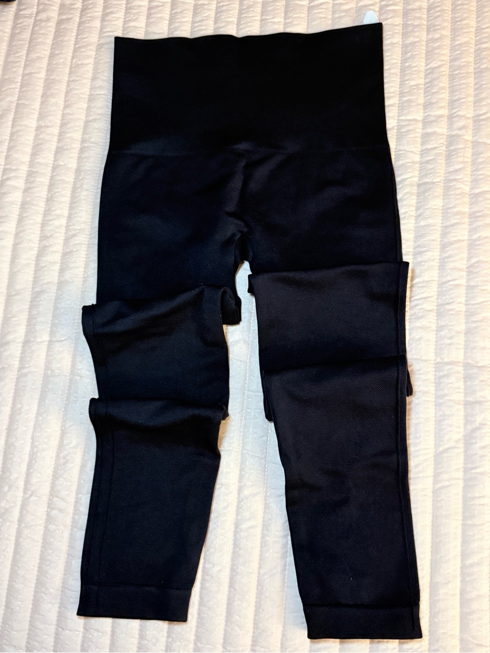 SPANX High Waisted Shaping Compression Leggings Black Size S